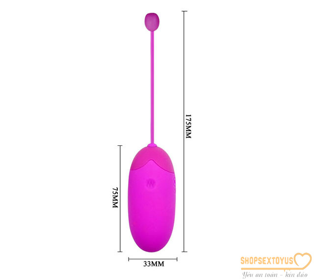 Trứng rung không dây Pretty Love kết nối Bluetooth-TR032 | dụng cụ tình yêu giá rẻ điều khiển bằng Smartphone