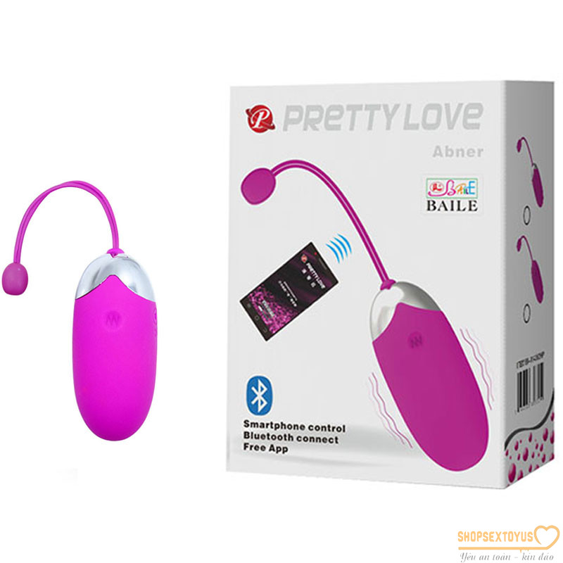 Trứng rung không dây Pretty Love kết nối Bluetooth | dụng cụ tình yêu giá rẻ điều khiển bằng Smartphone
