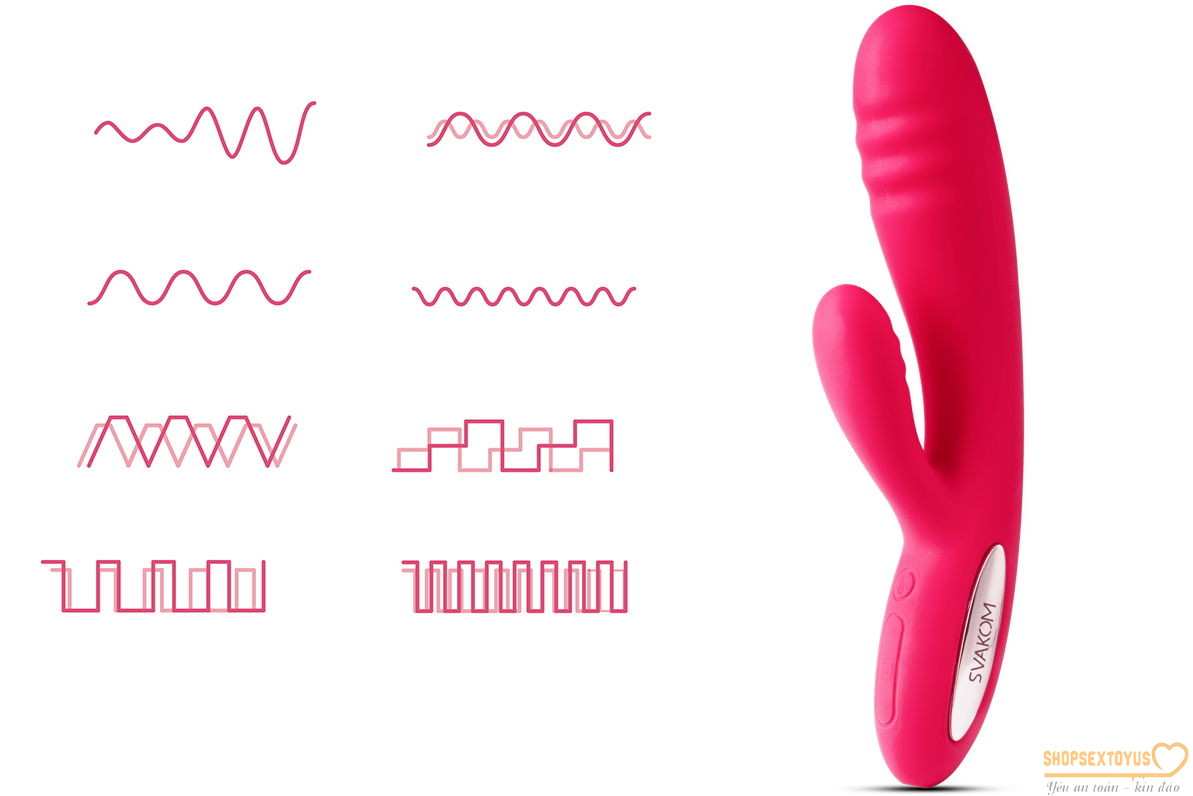 Dương vật giả cầm tay, có nhánh tạo nhiệt Svakom | Svakom hãng đồ chơi tình dục uy tín toàn cầu