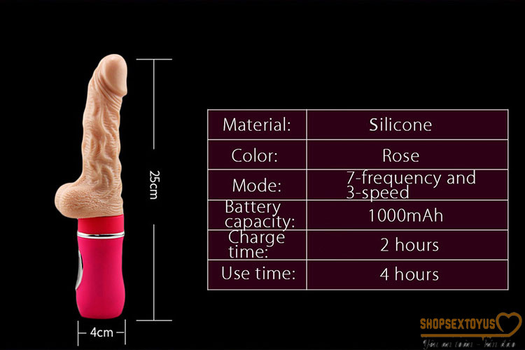 Dương vật giả rung thụt tỏa nhiệt Ailighter | Máy rung tình dục nữ Ailighter silicone siêu mềm