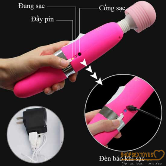 chày rung tình dục sạc điện dụng cụ yêu cho nữ – CR224 | Top 5 dụng cụ đồ chơi tình dục chị em