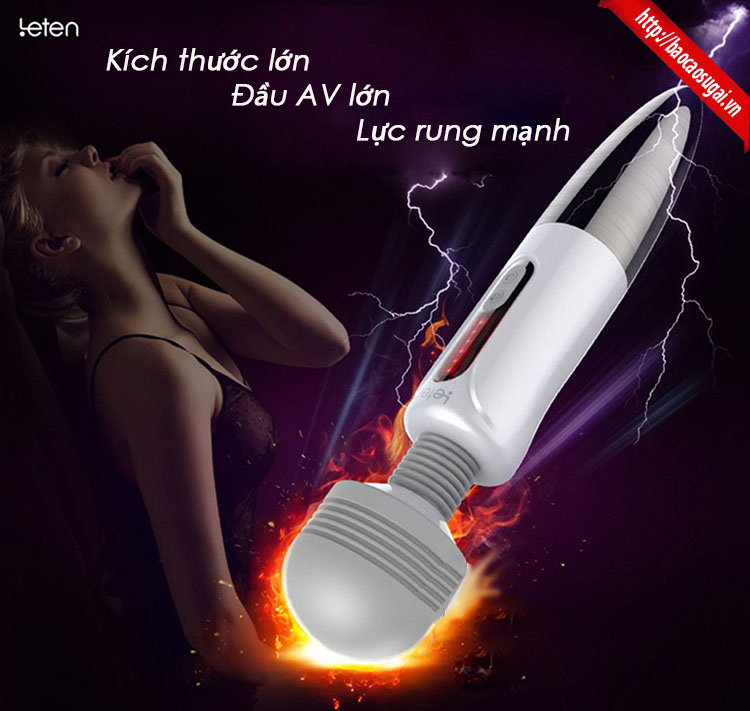Chày rung tình dục dụng cụ yêu Lightning Letten – CR233 | dụng cụ đồ chơi tình ái cho nữ