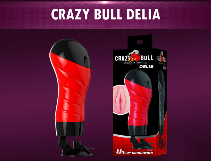 Âm đạo giả gắn tường đa chế độ Crazy Bull Delia-AD301 | Dụng cụ thủ dâm đồ chơi người lớn đàn ông