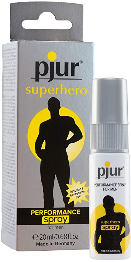 Thuốc xịt trị xuất tinh PJUR SUPER HERO cho nam-TXT362| Chai xịt kéo dài quan hệ Pjur SuperHero Strong