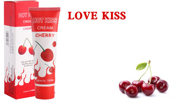 Gel bôi trơn hot kiss hương cherry cao cấp-GTD372 | gel bôi trơn hot kiss cream cherry đẹp, chính hãng chất lượng