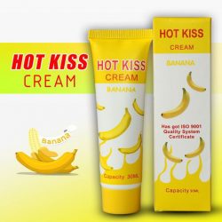 Gel bôi trơn Hot Kiss Cream hương chuối 30ml - BAO CAO SU