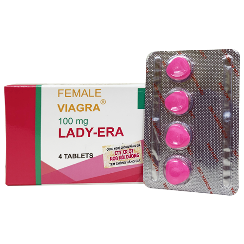Thuốc kích dục nữ dạng vỉ 4 viên lady era – KD334| Viên uống kích thích tình dục lady era