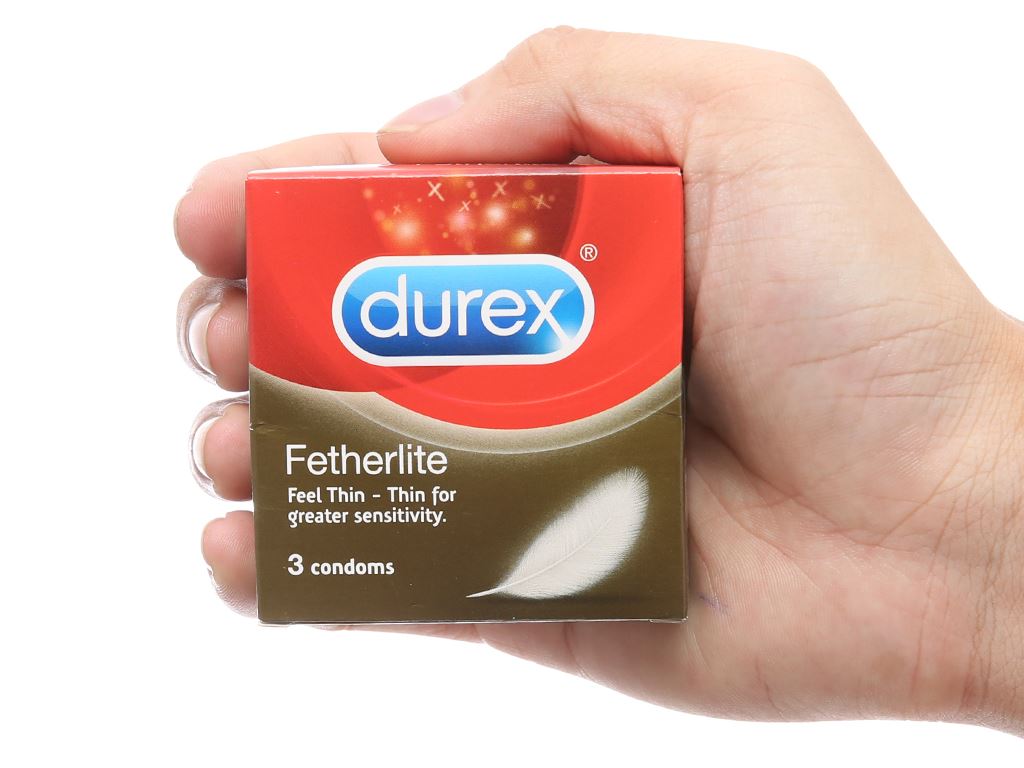 Bao cao su siêu mỏng DUREX FETHERLITE-BCSGĐ396| Bao cao su gia đình dụng cụ tránh thai hiệu quả