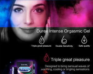 Gel Bôi Trơn Mỹ Durex Intense Orgasmic là dòng gel cao cấp gốc nước, rất dễ để làm sạch bằng nước. Sản phẩm này rất phù hợp với phụ nữ sau sinh, đã và đang 