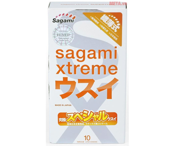 Bao cao su Sagami Xtreme Super Thin-BCSGĐ399| Dụng cụ tránh thai đồ chơi người lớn