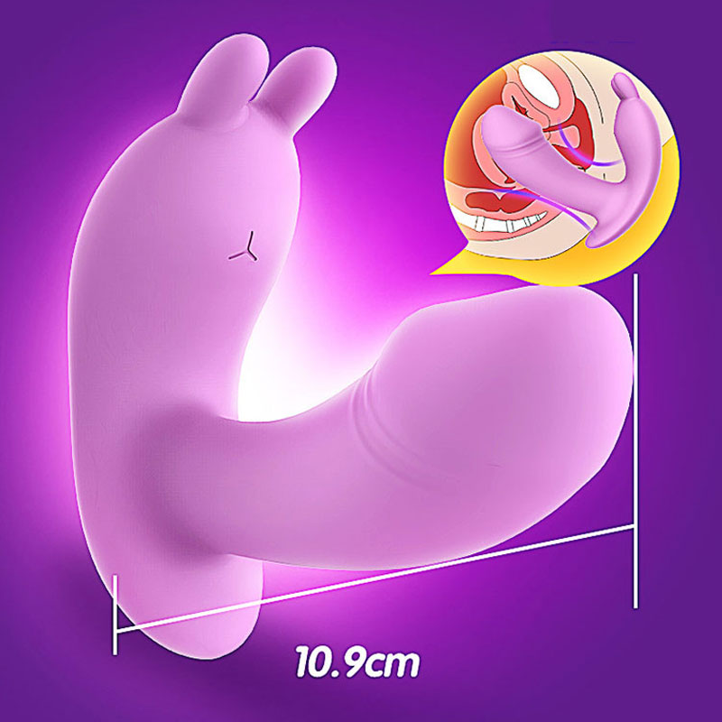 Quần lót rung điều khiển từ xa tai thỏ cho nữ – QLR428 | Máy rung gắn quần lót nữ bằng lực hít