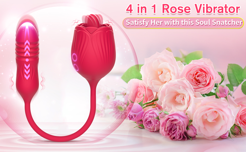 Máy rung tình yêu lưỡi liếm hoa hồng cao cấp – LL485 | Shop bán trứng rung hoa hồng rẻ nhất toàn quốc