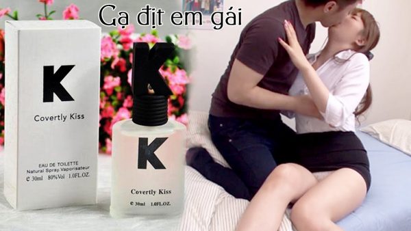 Nước hoa tình yêu COVERTLY KISS kích dục nam – NHKD452 | nước hoa bẫy tình dụng cụ kích thích nam