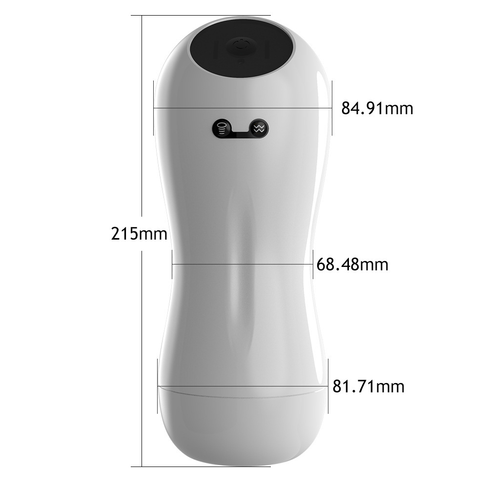 âm đạo giả cầm tay silicone rung co bóp đa chế độ Xiaobai – ADGCT 0514 | dụng cụ đồ chơi tình ái đa năng cho nam